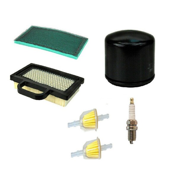 Aic Replacement Parts New Aftermarket Tune-Up Kit Fits Briggs and Stratton Fits John Deere Sabre Scott FII50-0030FILTERSPARKPLUG - main
